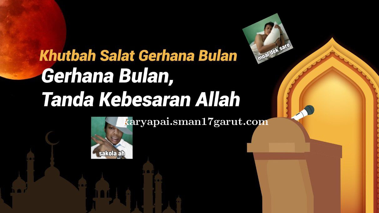 Gerhana bulan, tanda kebesaran Allah