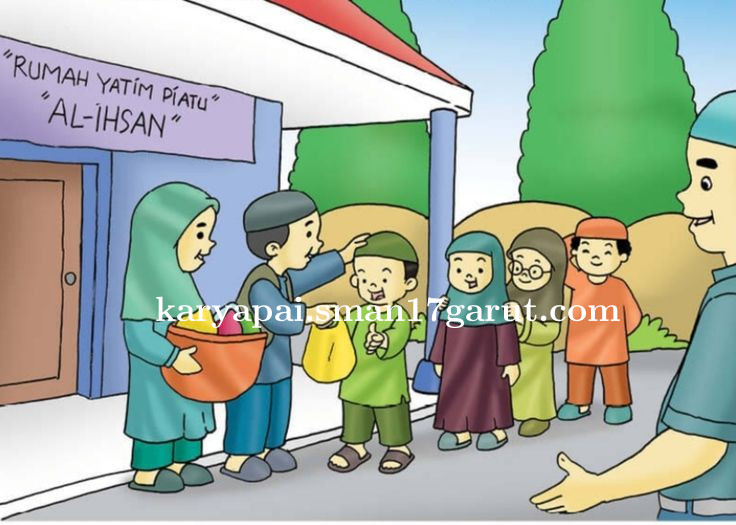 menyantuni anak yatim